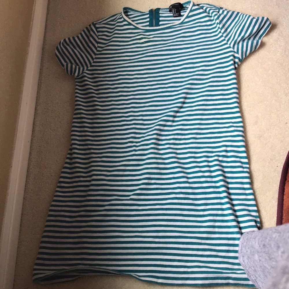 Striped Casual mini dress - SMALL